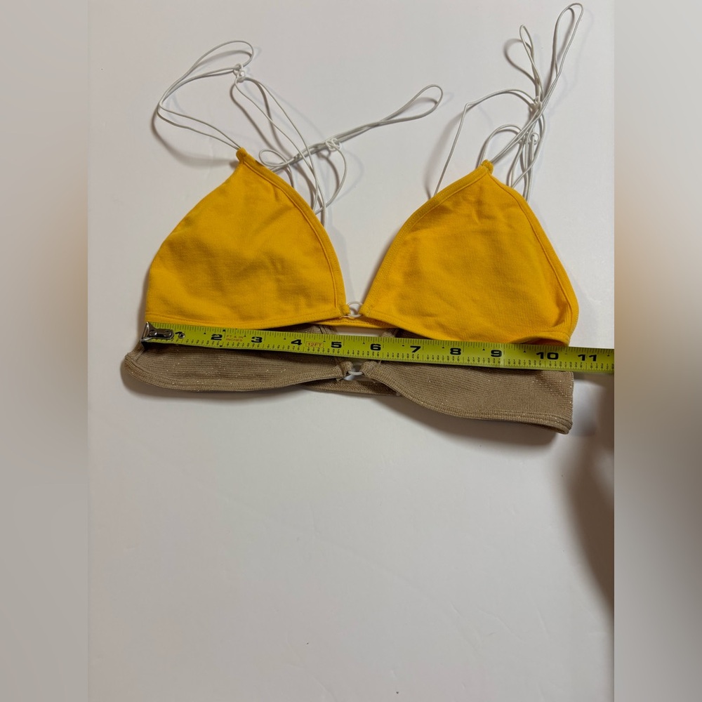 Free People pack of (2) triangle Intimates Bra M/L - Picture 6 of 7